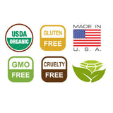 4-Pack Cherry, Strawberry Eucalyptus Mint and Original Beeswax Flavor Certified USDA Organic Lip Balm